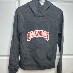 Small grey backwood hoodie (never worn) GREAT QUALITY!!!